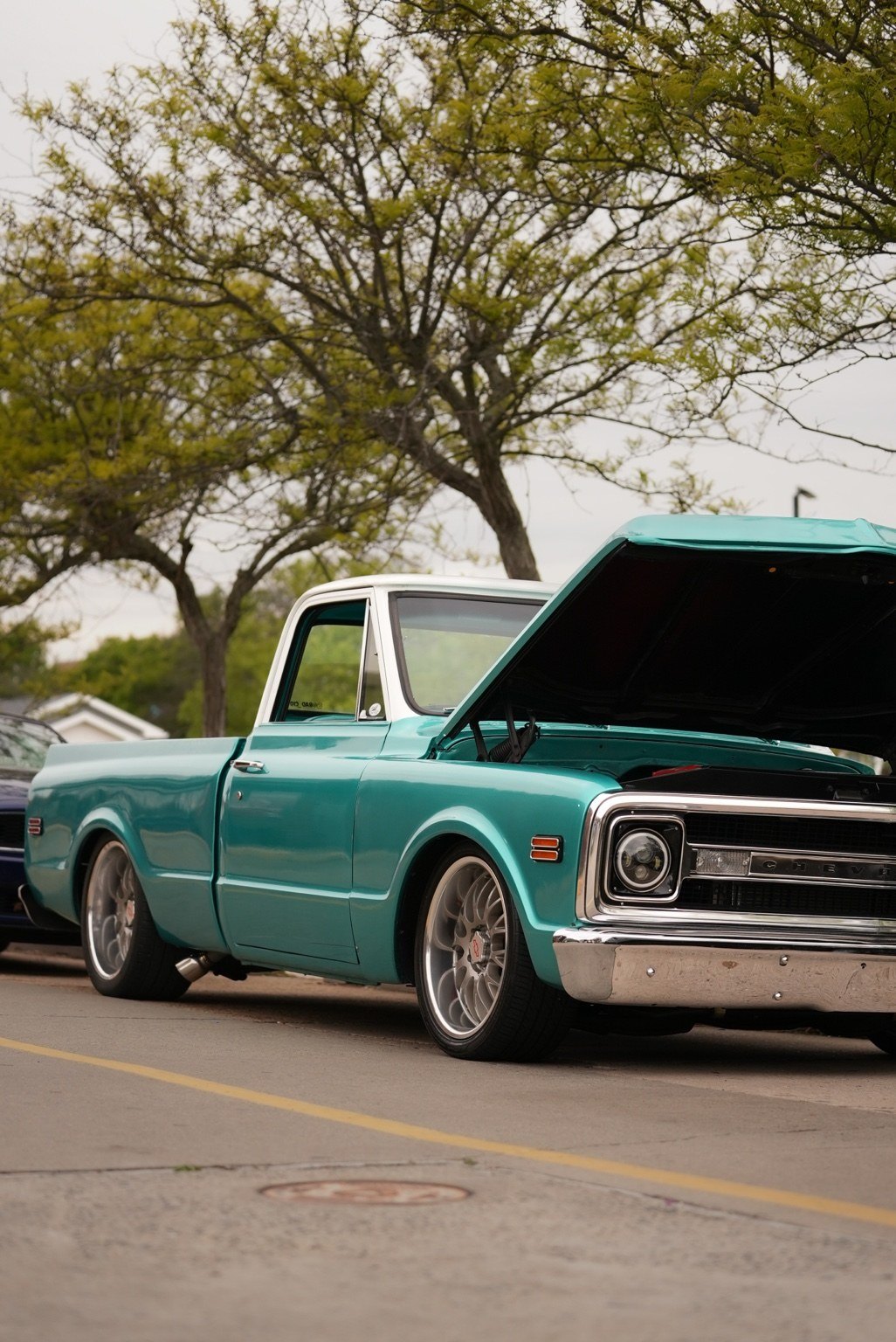Classic Chevrolet truck at a car show