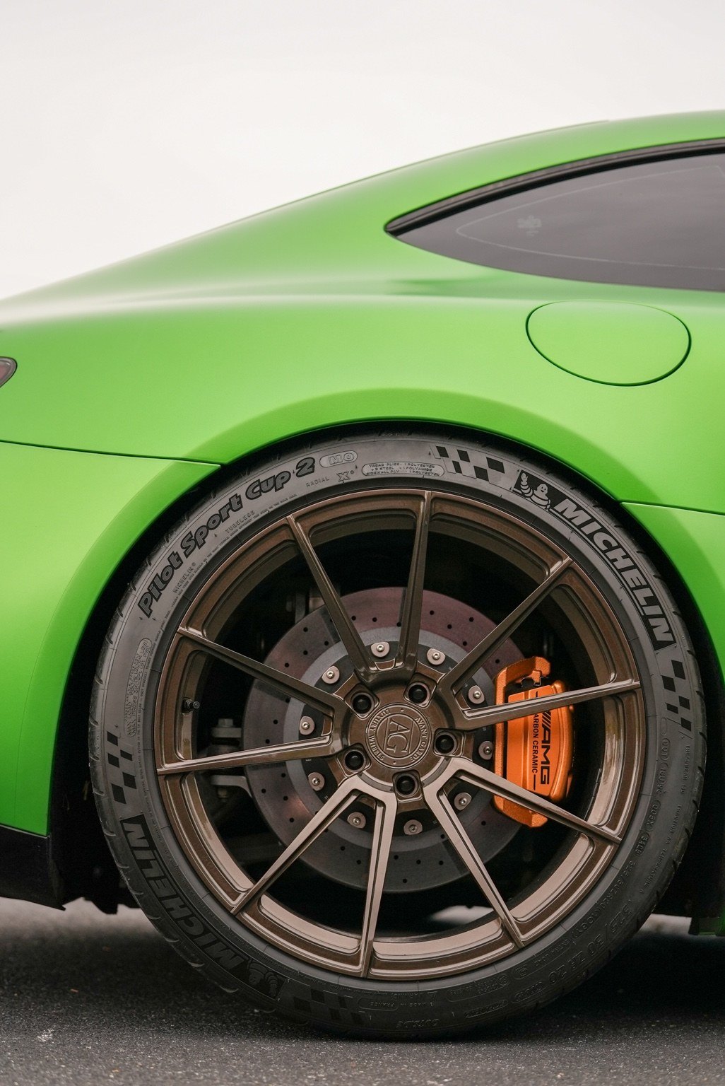 Performance wheel and brake detail